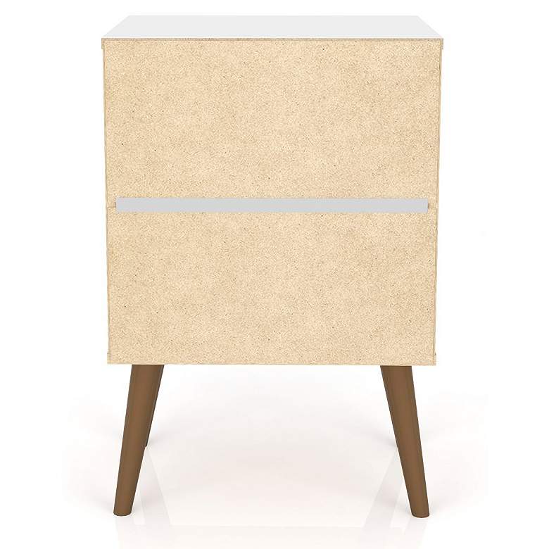 Image 7 Liberty 17 3/4"W Rustic Brown and White 2-Drawer Nightstand more views