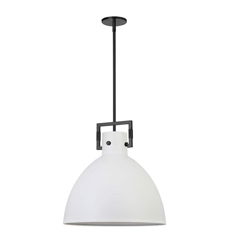 Image 1 Liberty 19.75" Wide Matte Black Pendant