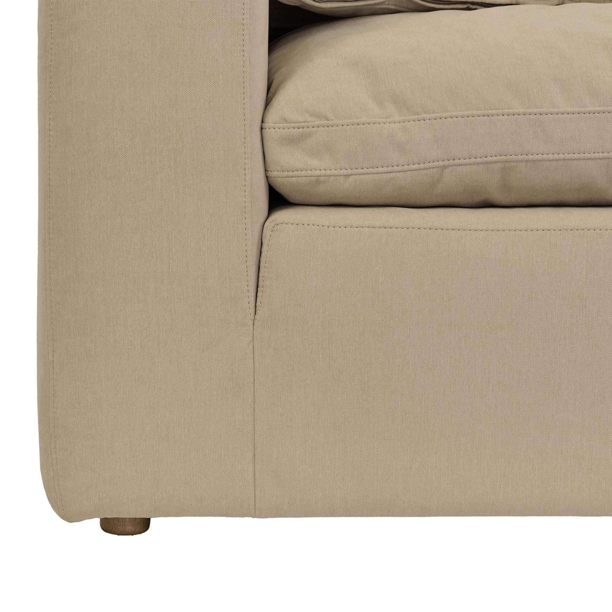 Image 3 Liberty 51.5 in. Wide Accent Chair in Sahara Brown Upholstery, Brown Finish more views