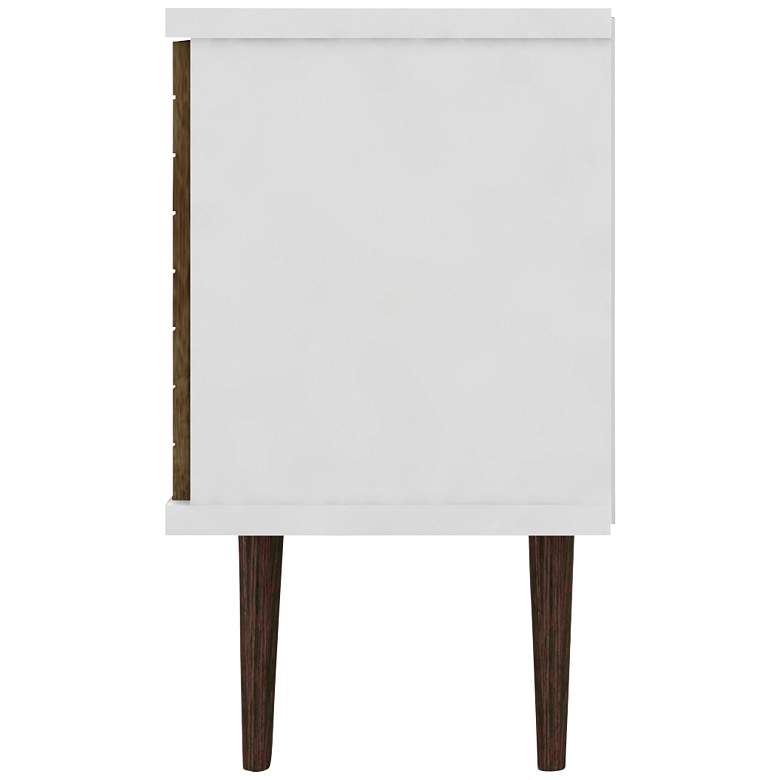 Image 4 Liberty 53 1/4" White and Rustic Brown Wood 1-Door TV Stand more views