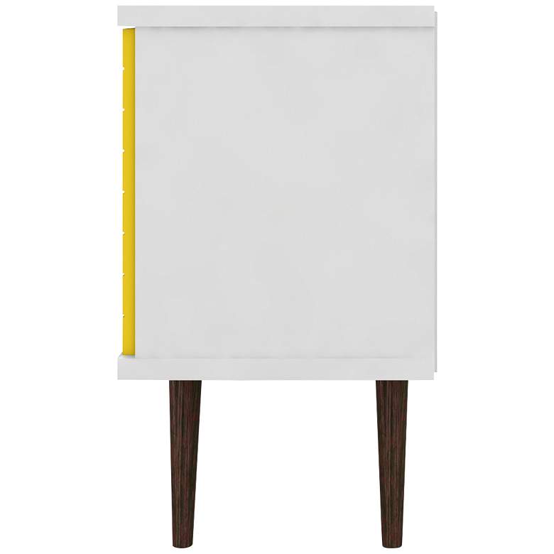 Image 4 Liberty 53 1/4" White and Yellow 1-Door TV Stand more views