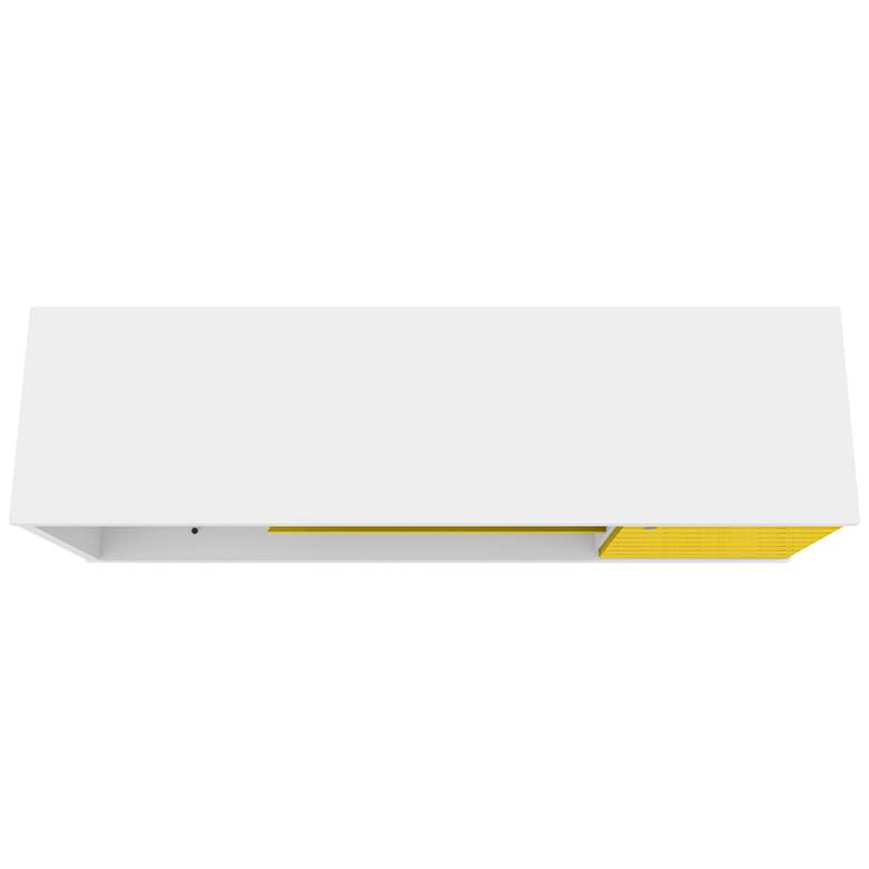 Image 6 Liberty 53 1/4" White and Yellow 1-Door TV Stand more views