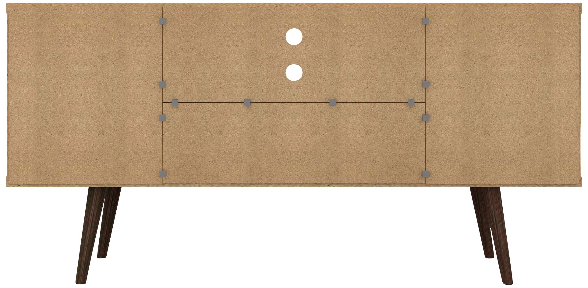 Liberty 53 1/4" White and Yellow 1-Door TV Stand