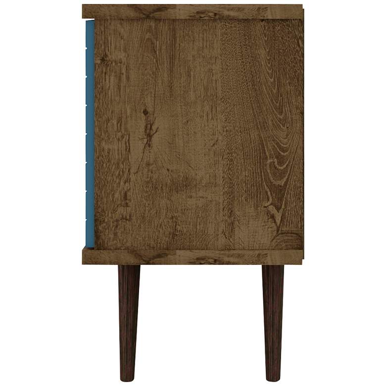 Image 4 Liberty 53 1/4" Wide Wood and Aqua Blue Modern TV Stand more views