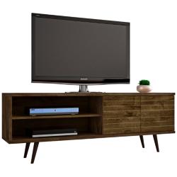 Liberty 63&quot; Wide Rustic Wood 2-Door Modern TV Stand