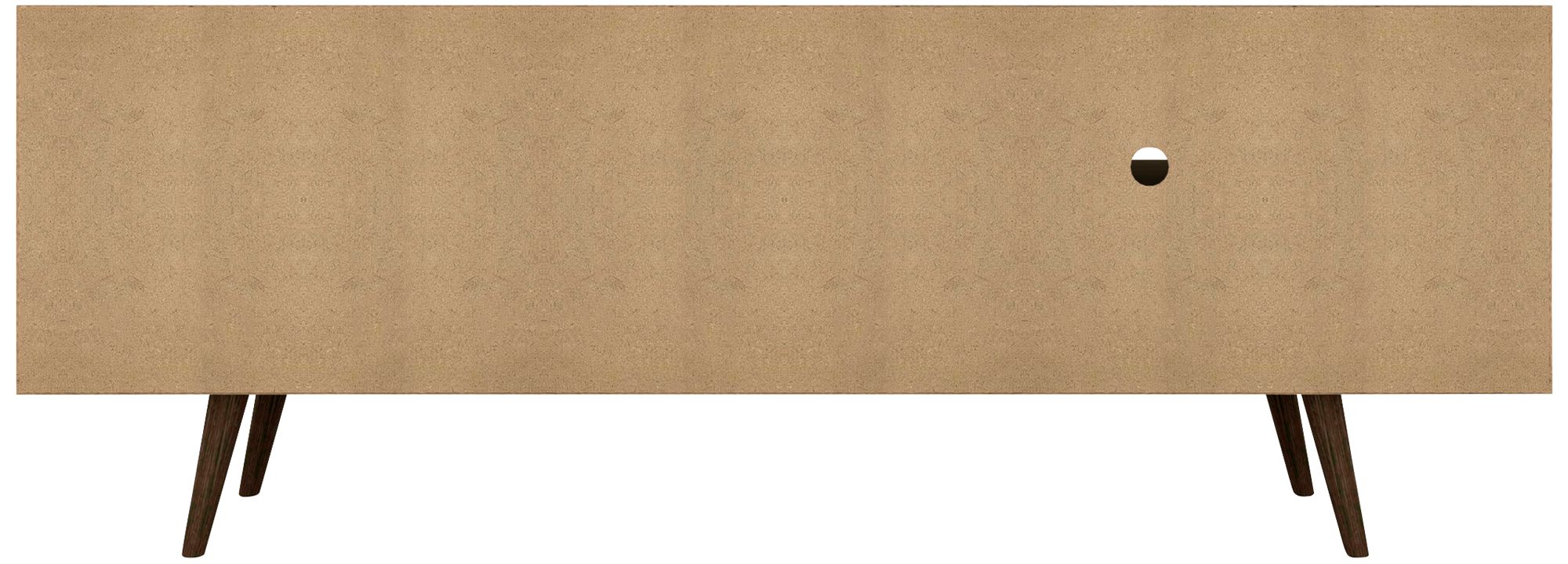 Liberty 63" Wide White and Aqua Blue Modern TV Stand