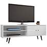 2_Liberty 63" Wide White Gloss Wood Modern TV Stand