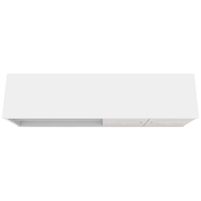 Image 6 Liberty 63" Wide White Gloss Wood Modern TV Stand more views