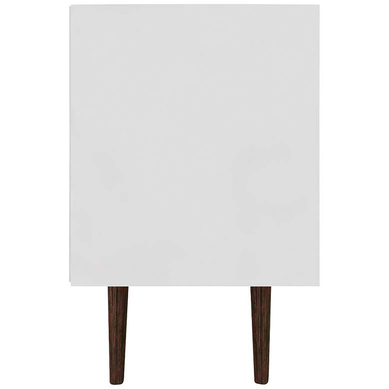 Image 4 Liberty 70 3/4" Wide Aqua Blue and White Modern TV Stand more views