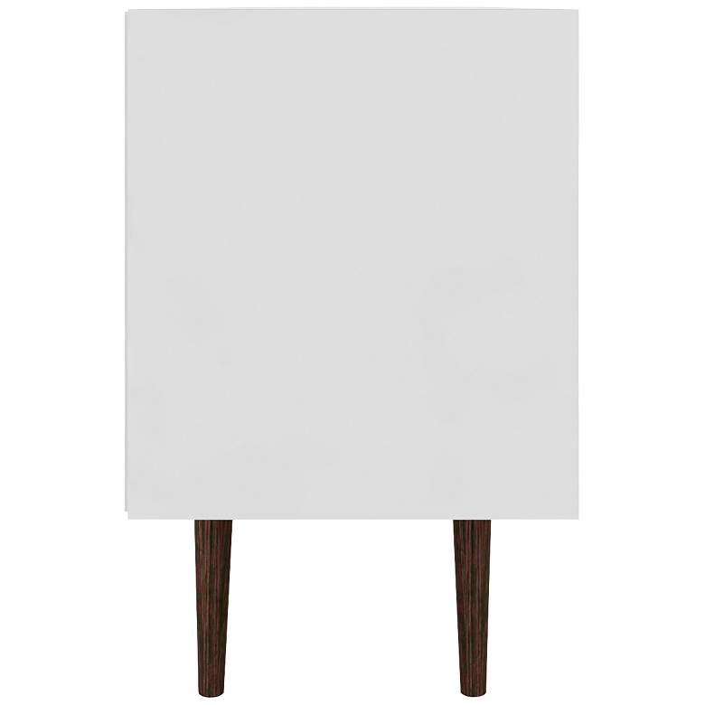 Image 4 Liberty 70 3/4" Wide Rustic Wood and White Modern TV Stand more views