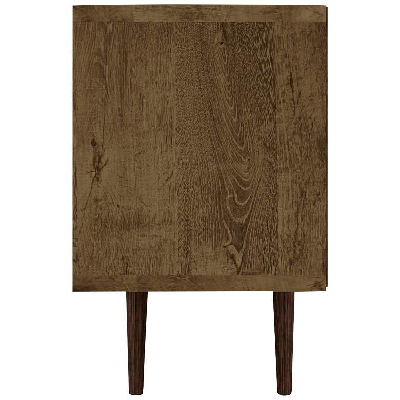 Image 5 Liberty 70 3/4 inch Wide Rustic Wood and White Modern TV Stand more views