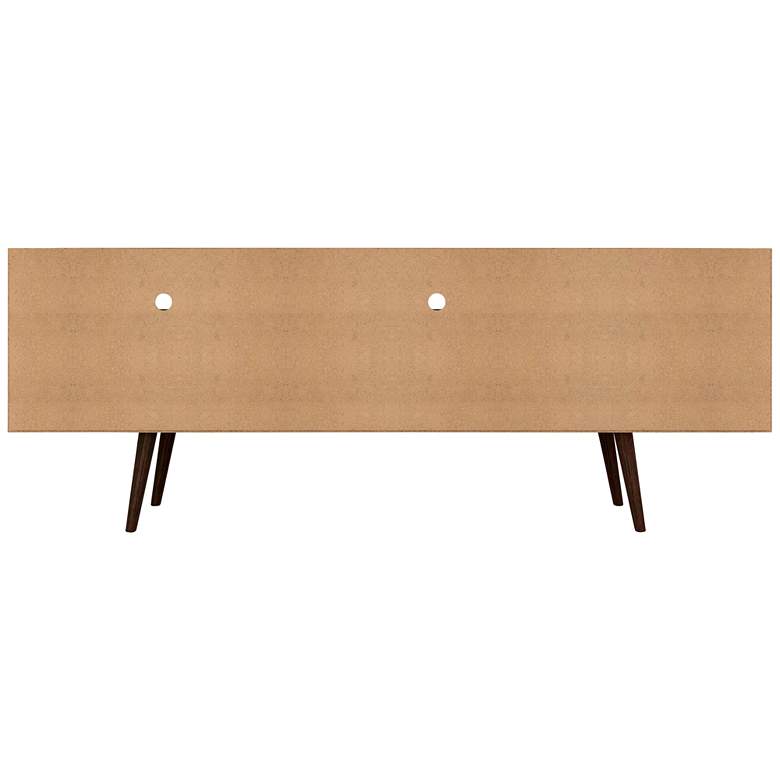 Image 6 Liberty 70 3/4" Wide White Gloss Wood 1-Drawer TV Stand more views