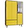 Liberty 76 1/4" Bright Yellow Modern Armoire with Mirror