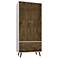 Liberty 76 1/4" High White and Rustic Brown 2-Door Armoire