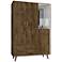 Liberty 76 1/4" Rustic Brown Armoire with Mirror