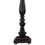 Liberty Black Candlestick Table Lamp w/ Laken Natural Shade