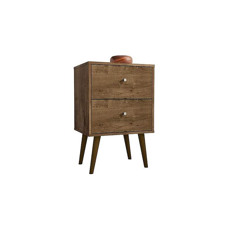 Image 1 Liberty Nightstand 2.0 in Rustic Brown