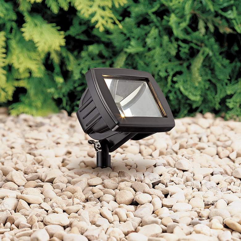 Image 2 Libra Black Low Voltage LED Landscape Flood Light