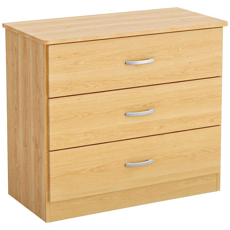 Image 1 Libra Collection Natural Maple 3-Drawer Chest