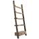 Library 36" Wide Smoke Gray 5-Shelf 1-Drawer Bookshelf