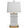 1_Library Gray 23" High Porcelain Accent Table Lamp
