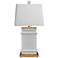 Library Gray 23" High Porcelain Accent Table Lamp