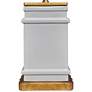 3_Library Gray 23" High Porcelain Accent Table Lamp more views