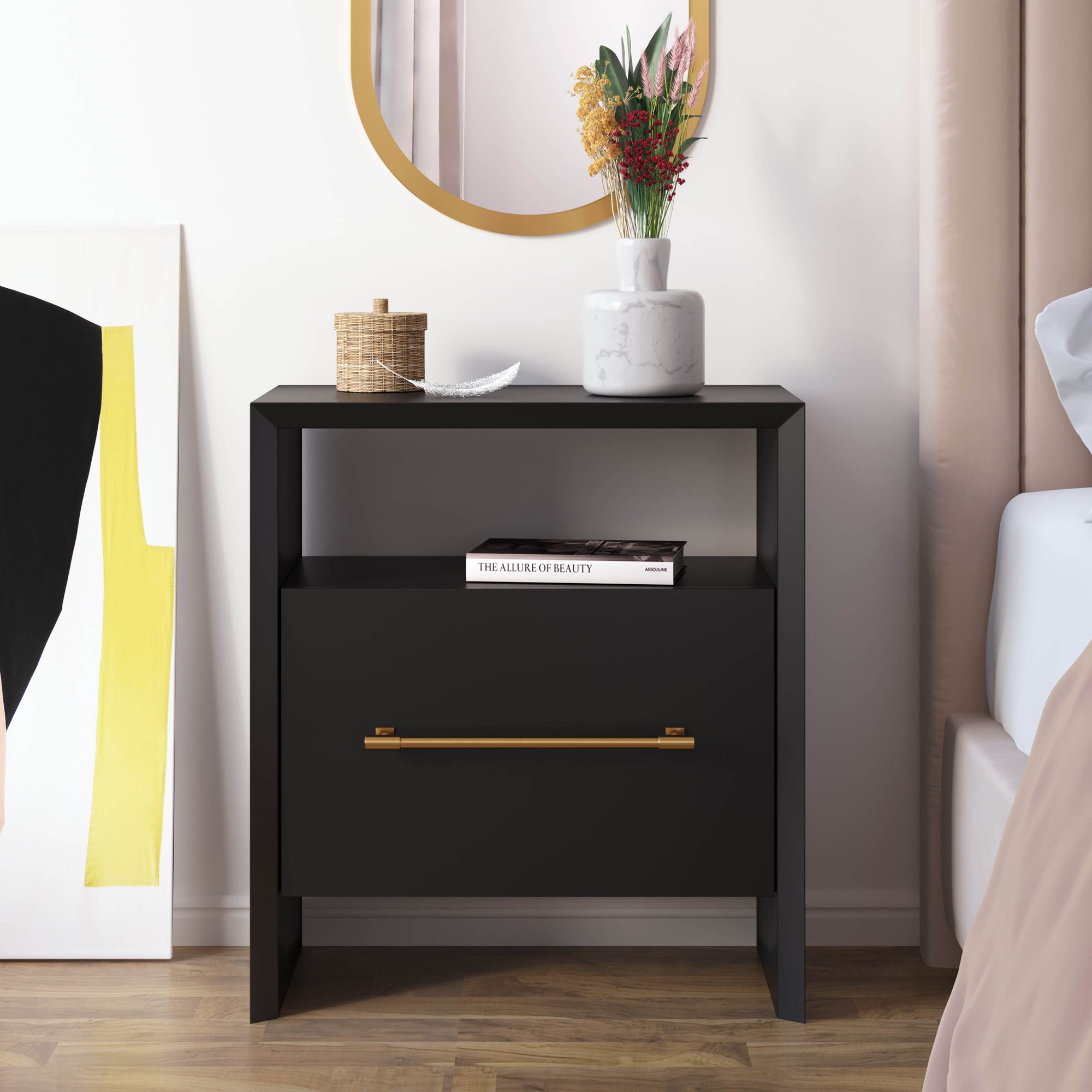 23 inch wide nightstand