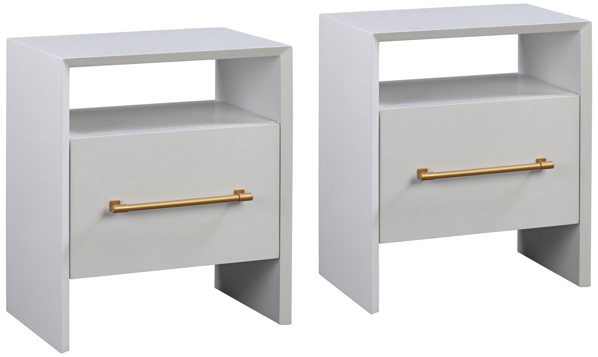 White coastal store nightstand