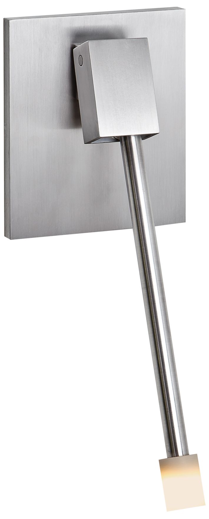 Libri 10.5" Left Brushed Aluminum LED Reading Sconce - Made to Order