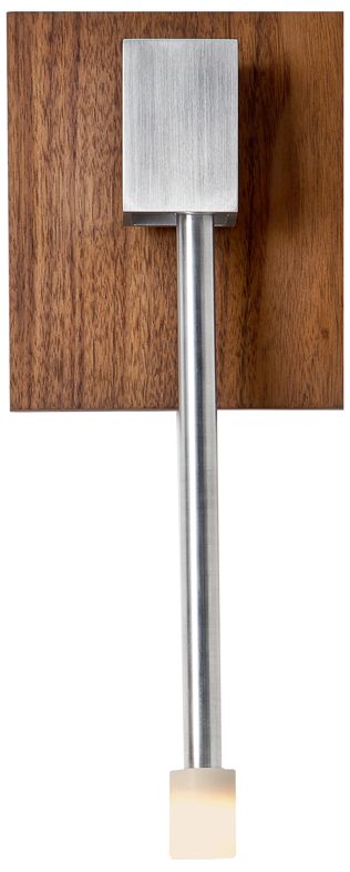 Libri Right Brushed Aluminum LED Reading Sconce - Made to Order