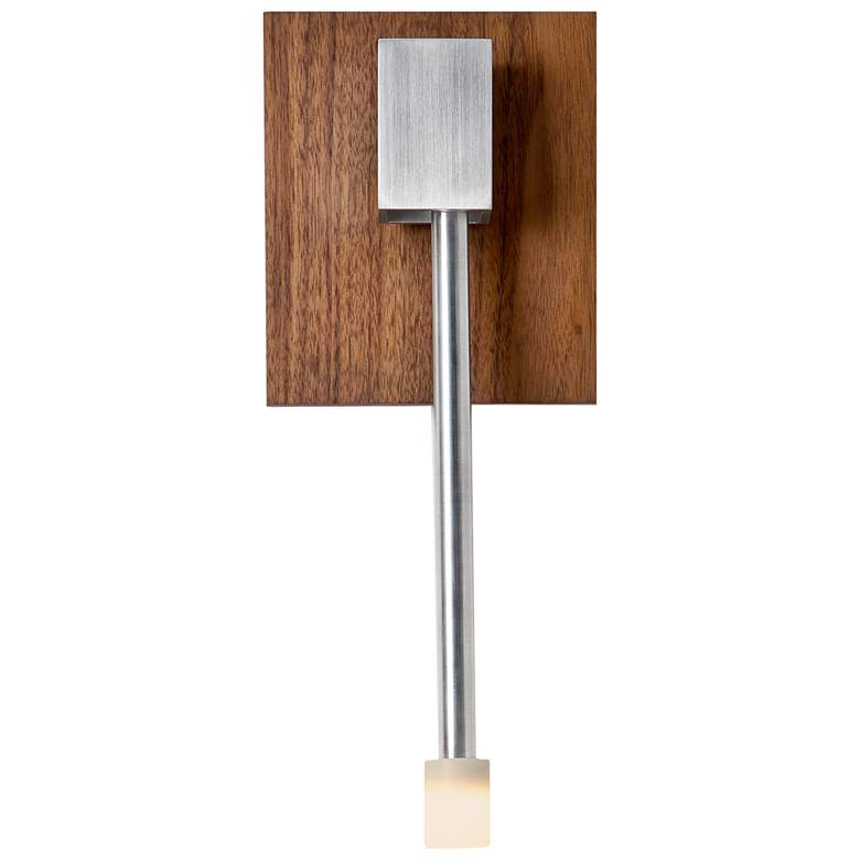 Image 1 Libri Right Brushed Aluminum LED Reading Sconce