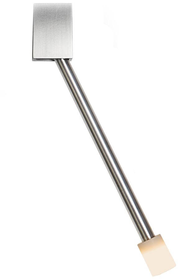 Image 2 Libri Right Brushed Aluminum LED Reading Sconce more views