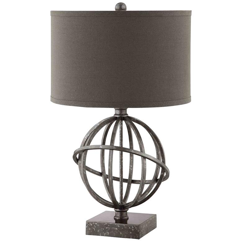 Image 1 Lichfield 25.25" High 1-Light Table Lamp - Pewter - Includes LED Bulb