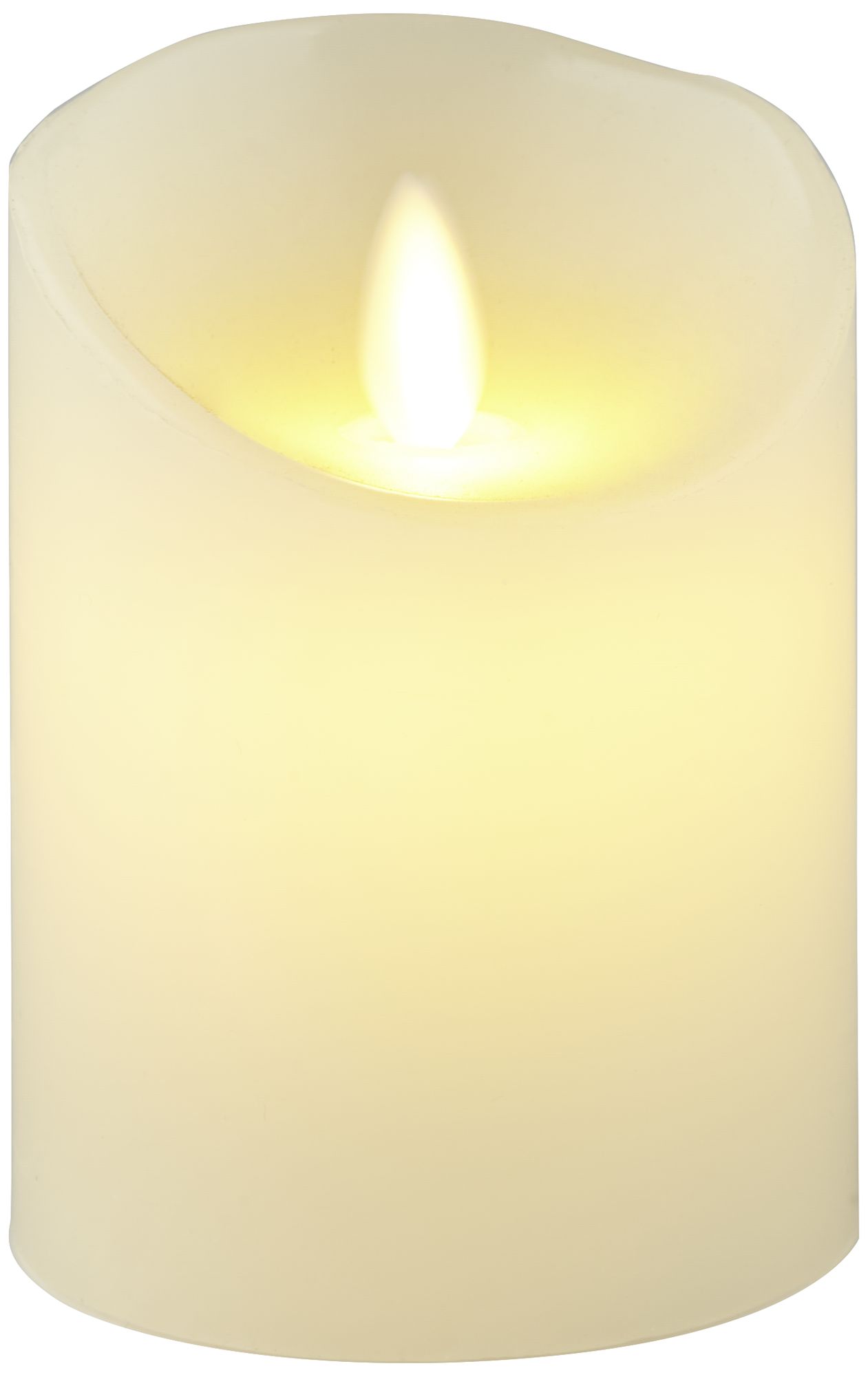 Image 5 Licht 4" High Flicker Flame Battery Powered Unscented Candles Set of 2 more views