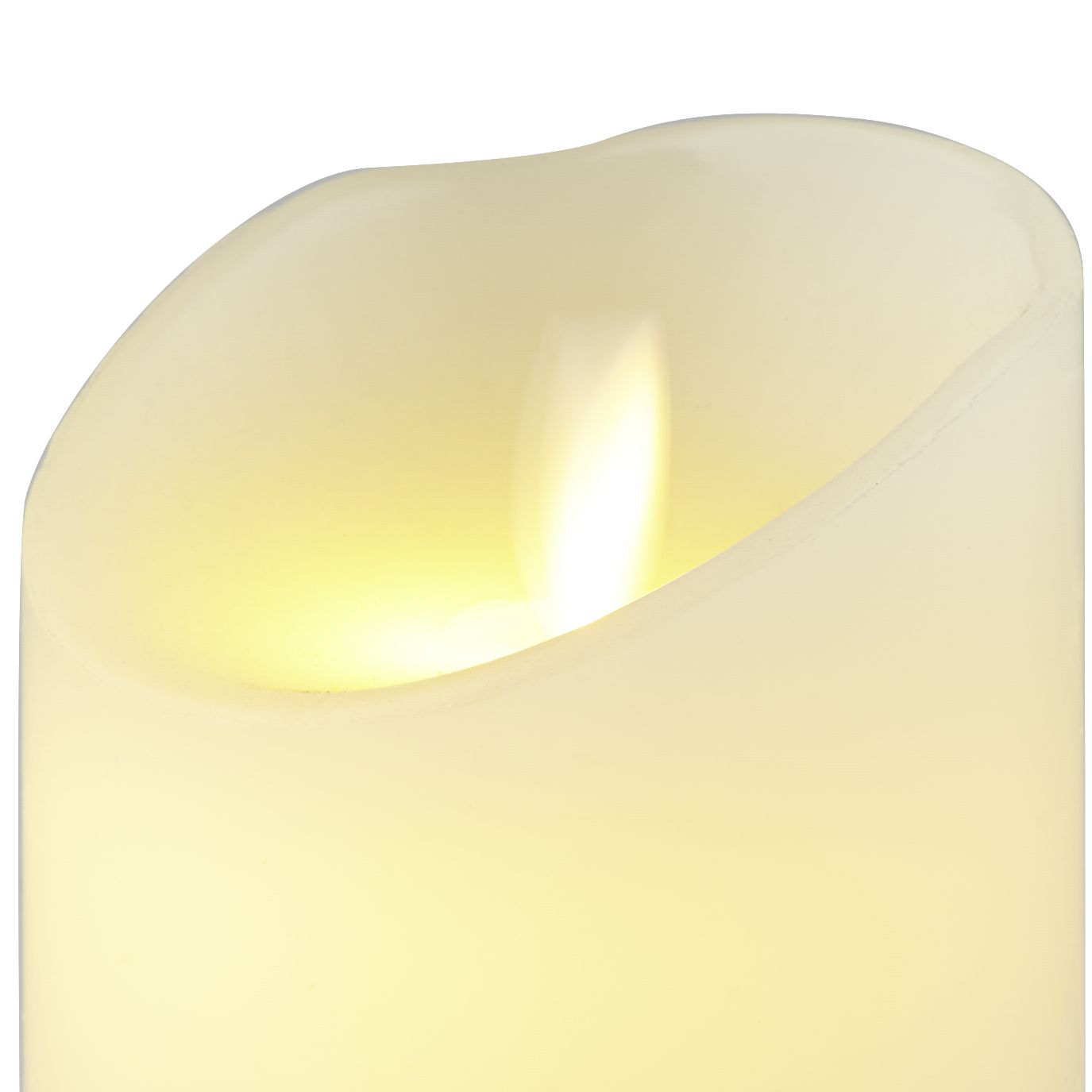 Image 2 Licht 4" High Flicker Flame Battery Powered Unscented Candles Set of 4 more views