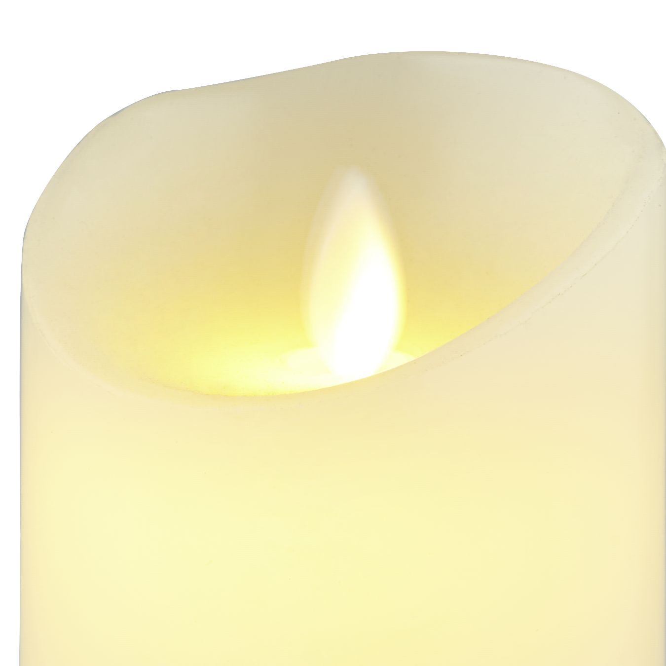 Image 3 Licht 5" High Flicker Flame Battery Powered Unscented Candle Set of 6 more views