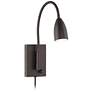 2_Lido Adjustable Gooseneck Bronze Plug-In Wall Reading Light
