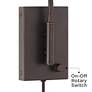 4_Lido Adjustable Gooseneck Bronze Plug-In Wall Reading Light more views