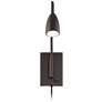 5_Lido Adjustable Gooseneck Bronze Plug-In Wall Reading Light more views