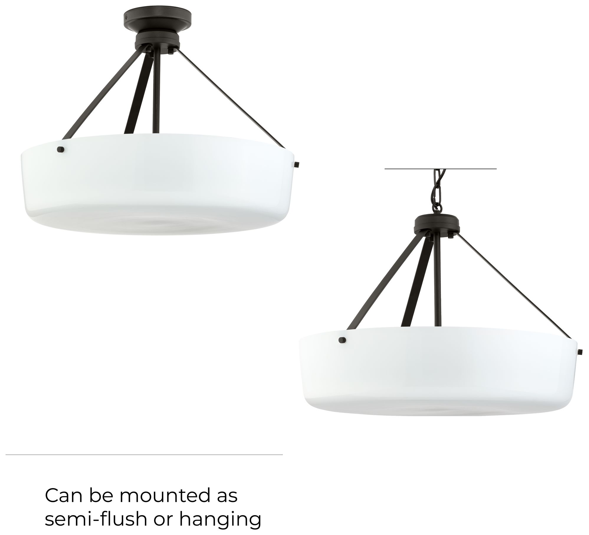 Lieon Three-Light Convertible Pendant