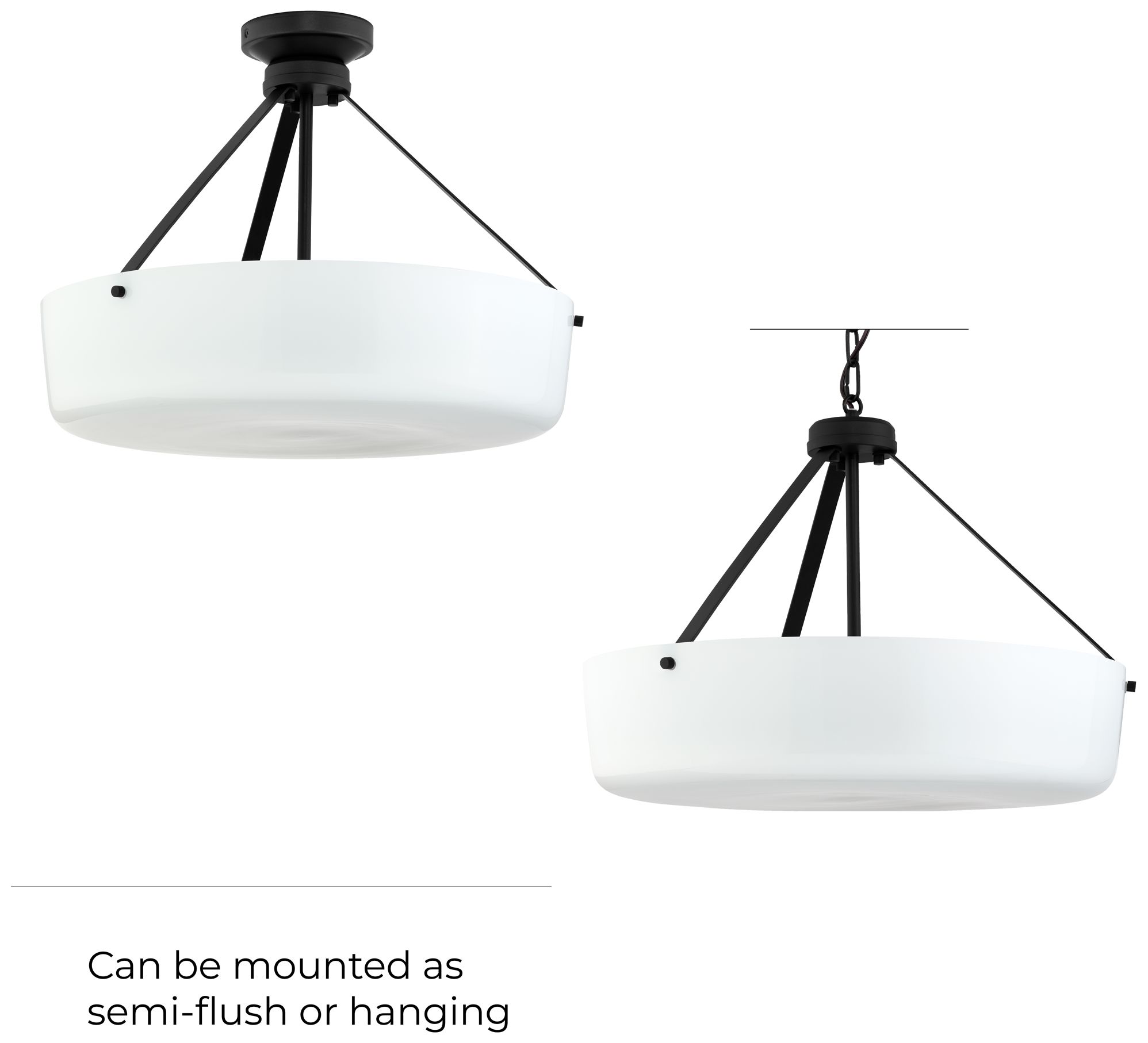 Lieon Three-Light Convertible Pendant