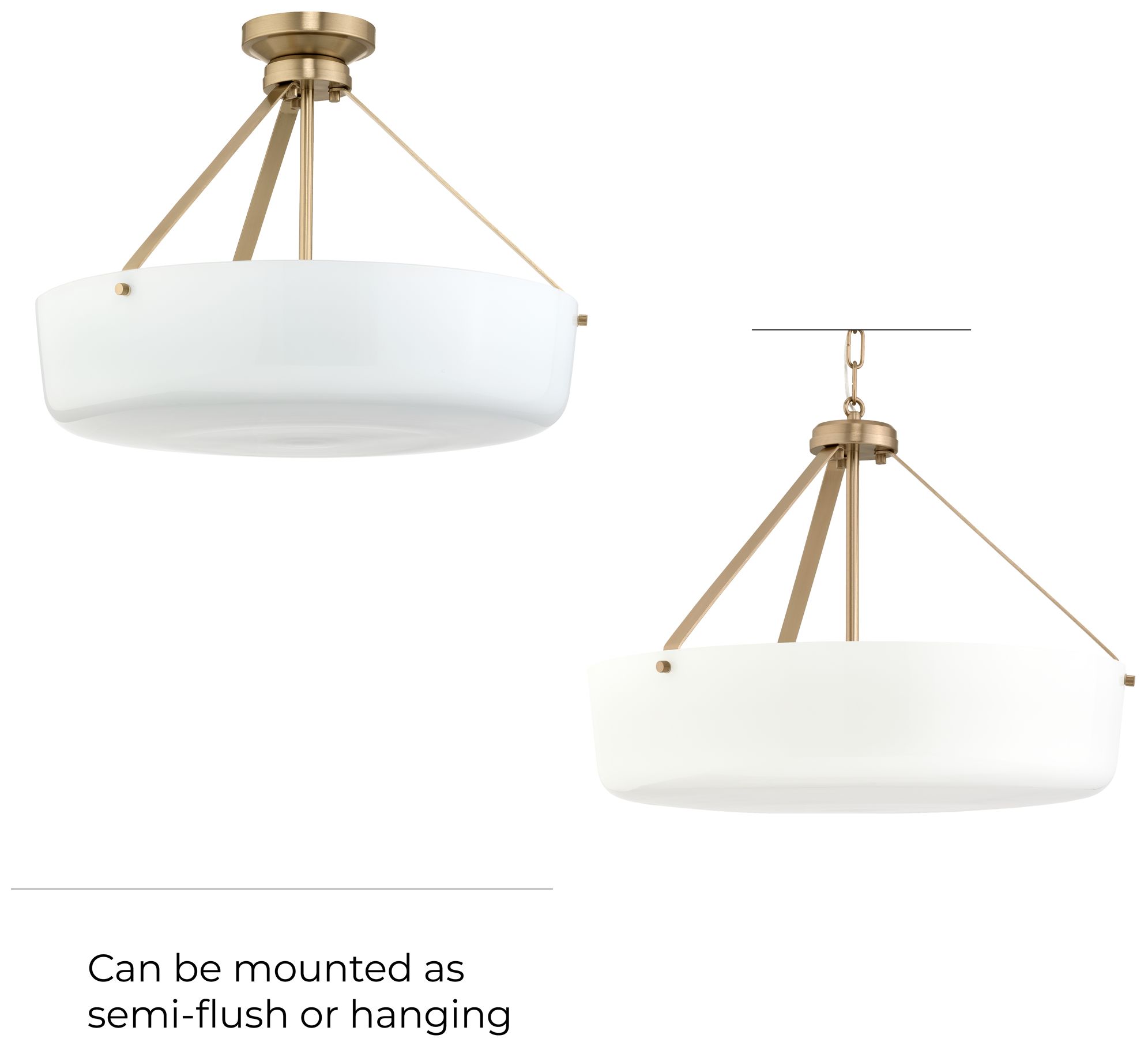 Lieon Three-Light Convertible Pendant