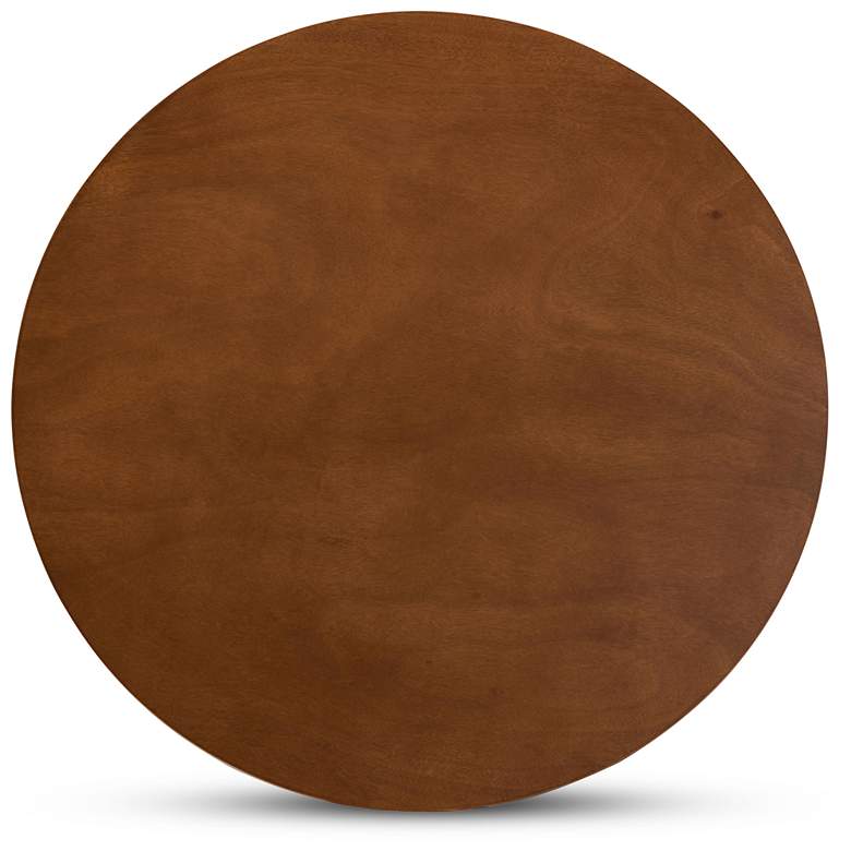 Image 4 Liese Walnut Brown Wood 5-Piece Dining Table and Chair Set more views