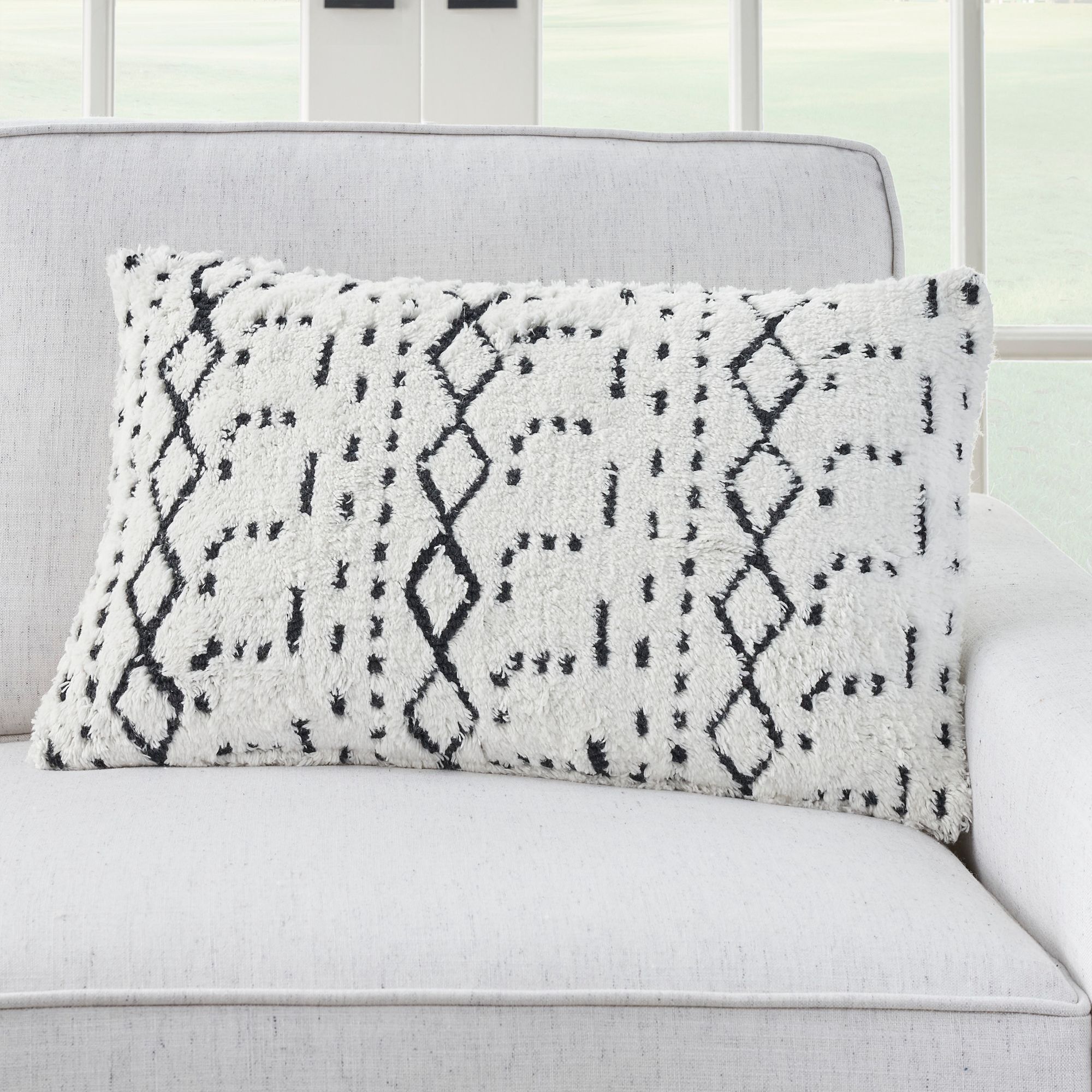 Boho rectangle outlet pillow