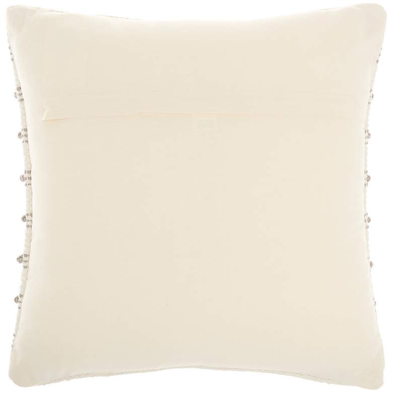 Image 4 Life Styles Gray Lines and Dots 18" Square Throw Pillow more views