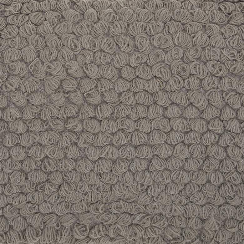 Image 3 Life Styles Gray Thin Group Loops 20" Square Throw Pillow more views