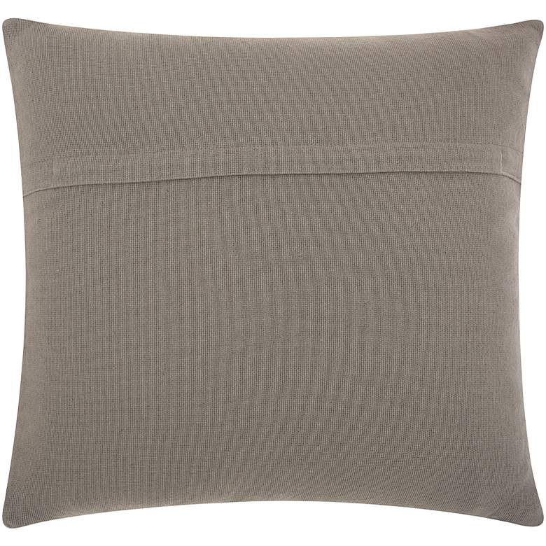 Image 4 Life Styles Gray Thin Group Loops 20" Square Throw Pillow more views