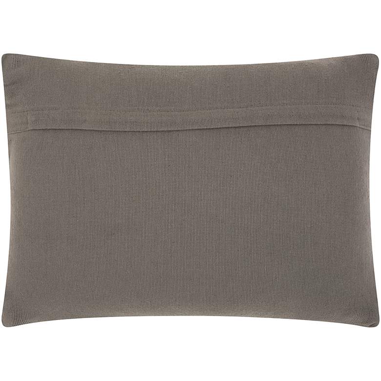 Image 4 Life Styles Gray Thin Group Loops 20" x 14" Throw Pillow more views