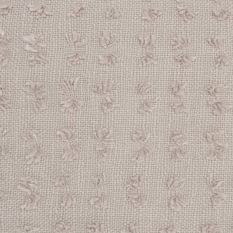 Image 3 Life Styles Khaki Cut Fray Texture 20" Square Throw Pillow more views